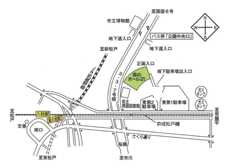 駅からのアクセスMAP