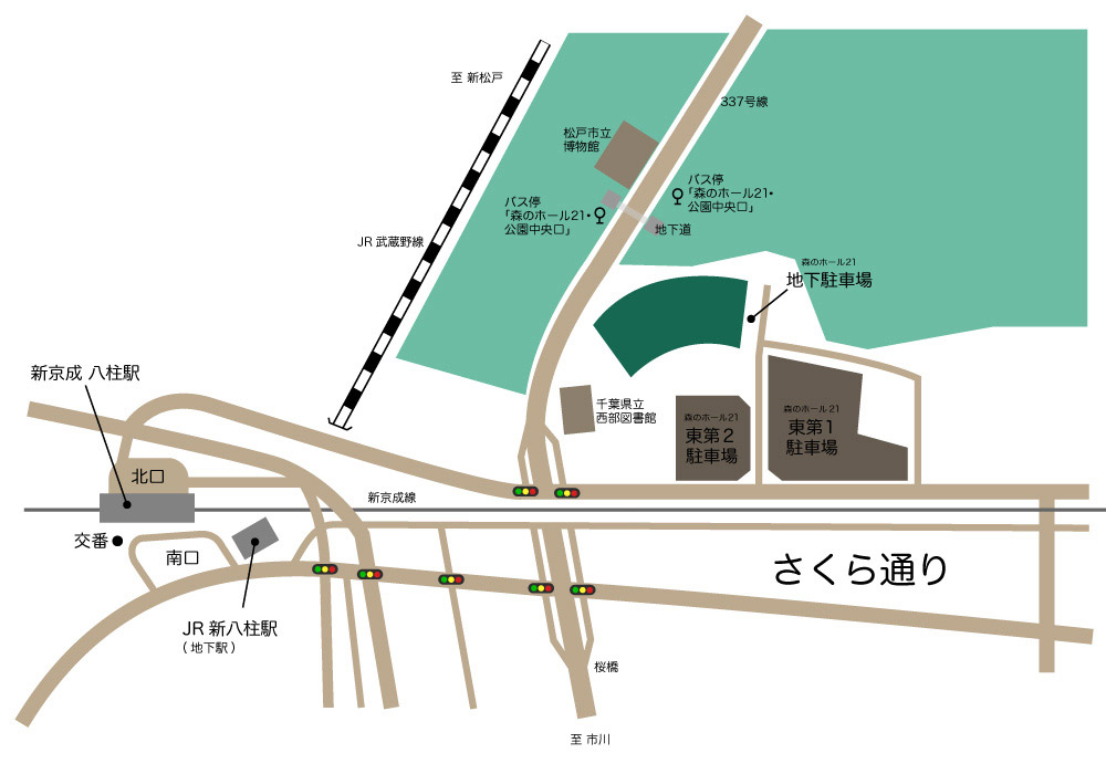 松戸市文化振興財団の運営する森のホール21、松戸市民劇場